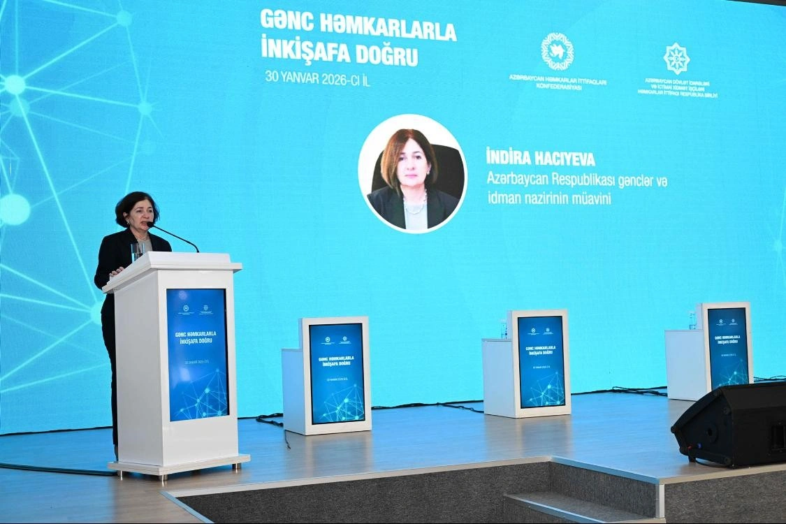 "Gənc həmkarlarla inkişafa doğru" adlı tədbir keçirilib - FOTOLAR