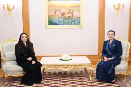 Leyla Əliyeva Türkmənistanda Qayğıya ehtiyacı olan uşaqlara yardım üzrə xeyriyyə Fondunun Avaza filialının açılış mərasimində iştirak edib