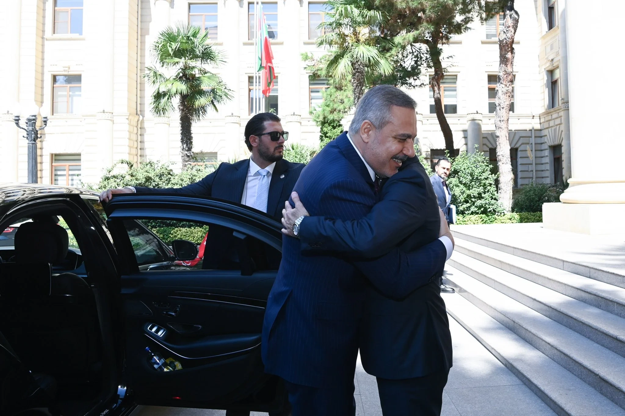 Azərbaycan və Türkiyə XİN rəhbərləri arasında təkbətək görüş başladı - FOTO - YENİLƏNİB