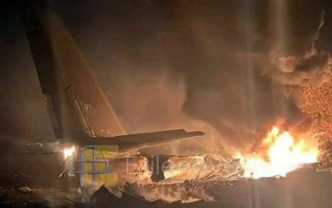 Rusiyada hərbi təyyarə qəzaya uğrayıb, 6 nəfər ölüb