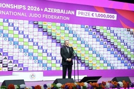 İlham Əliyev cüdo üzrə dünya çempionatının açılış mərasimini izləyib - YENİLƏNİB - FOTO