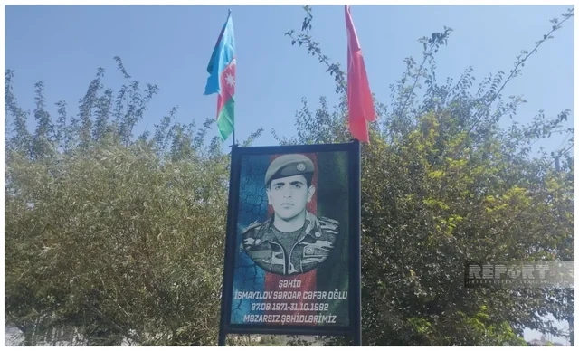 Neftçalada Birinci Qarabağ müharibəsinin itkin-şəhidi Sərdar İsmayılov dəfn edilib - FOTO