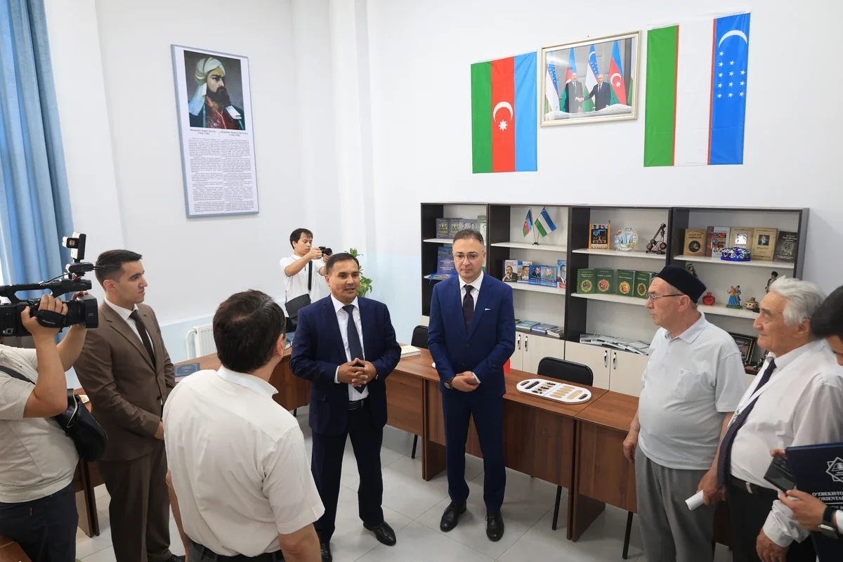 Daşkənd Oriental Universitetində Xaqani Şirvani auditoriyası açıldı - FOTO
