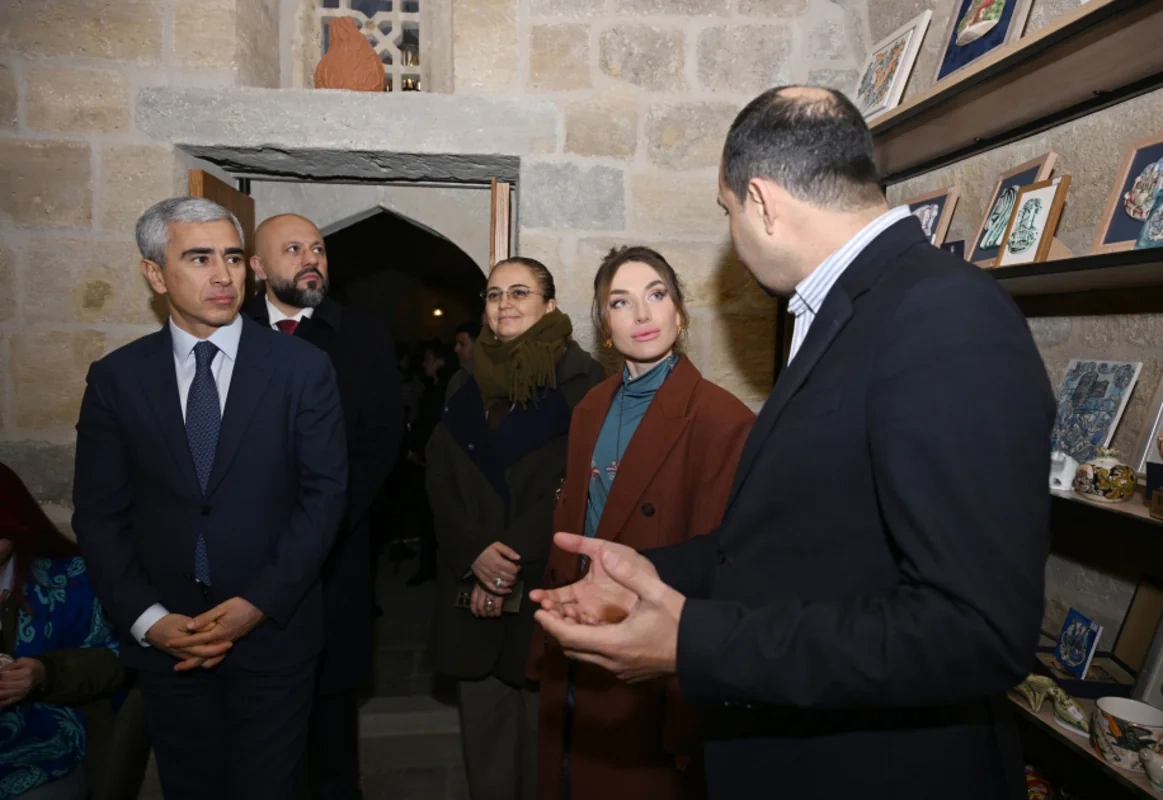 Buxara karvansarasının əsaslı bərpa və konservasiya işlərindən sonra açılışı olub - FOTO
