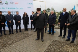 Şabranın Sincanboyad kəndində yüzlərlə sakin içməli su ilə təmin olunub - FOTO