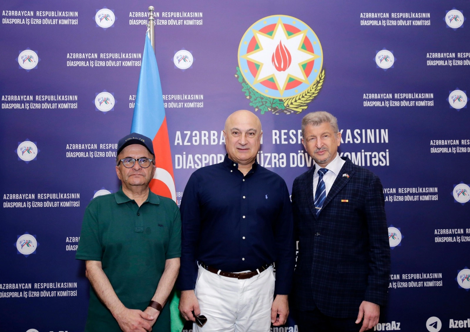 Diasporla İş üzrə Dövlət Komitəsində Azərbaycan və İsrail kinematoqrafçılarının birgə layihəsi təqdim olunub - FOTO