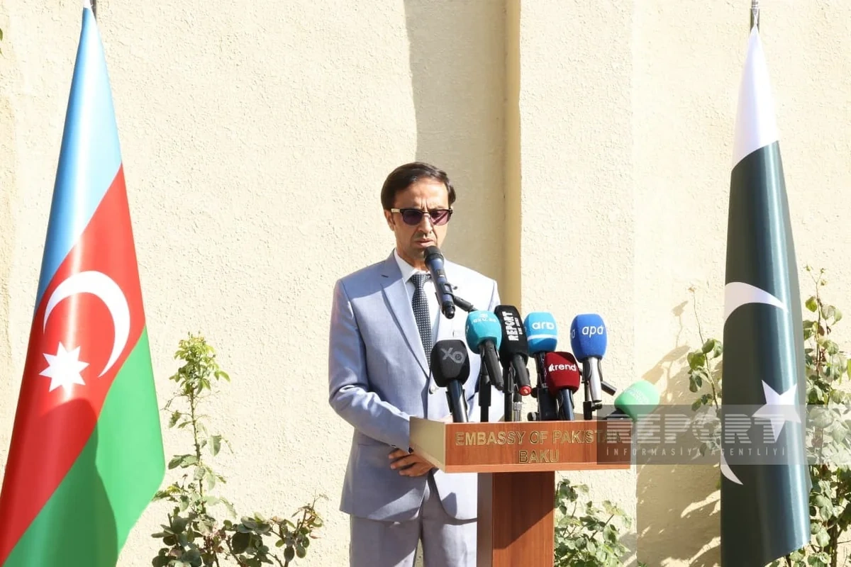 Pakistanın Azərbaycandakı səfirliyində ölkənin müstəqilliyinin 79-cu ildönümü qeyd edilib - FOTO