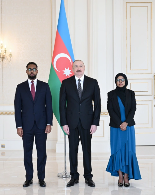 Prezident Somalinin Azərbaycanda yeni təyin olunmuş səfirini qəbul etdi - FOTO