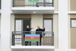 Prezident İlham Əliyev Ağdamda 2-ci yaşayış kompleksinin açılışında iştirak edib - YENİLƏNİB - FOTO