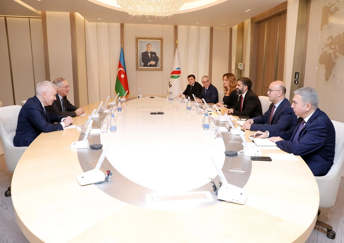 SOCAR-ın prezidenti "Saipem S.p.A." şirkətinin baş icraçı direktoru ilə görüşüb - FOTO