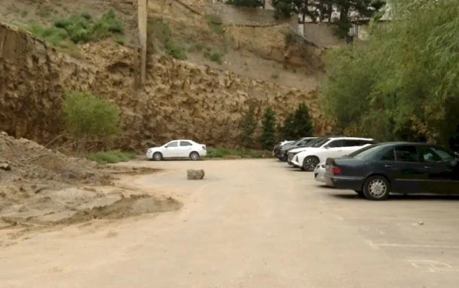 Xətaidə yenidən sürüşmə təhlükəsi yaranıb - VİDEO