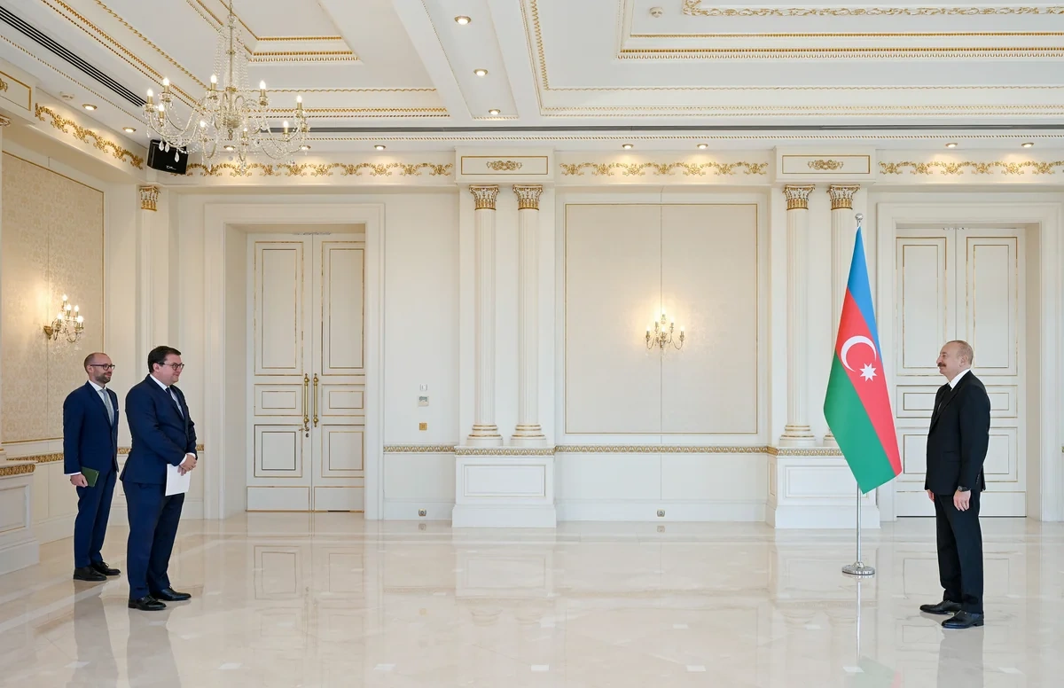 İlham Əliyev Avstriyanın Azərbaycana yeni təyin olunmuş səfirini qəbul etdi - FOTO