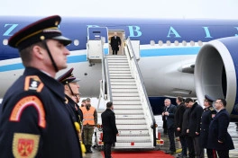 Azərbaycan Prezidenti İlham Əliyev Slovakiyaya rəsmi səfərə gedib