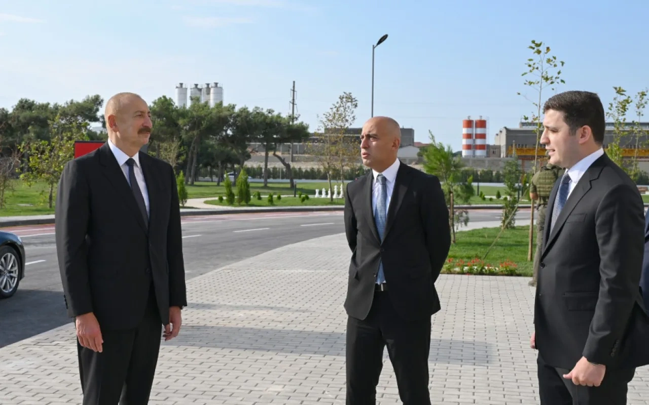 İlham Əliyev “SABAH.city” innovasiya şəhərciyinin birinci mərhələsinin açılışında - FOTOLAR