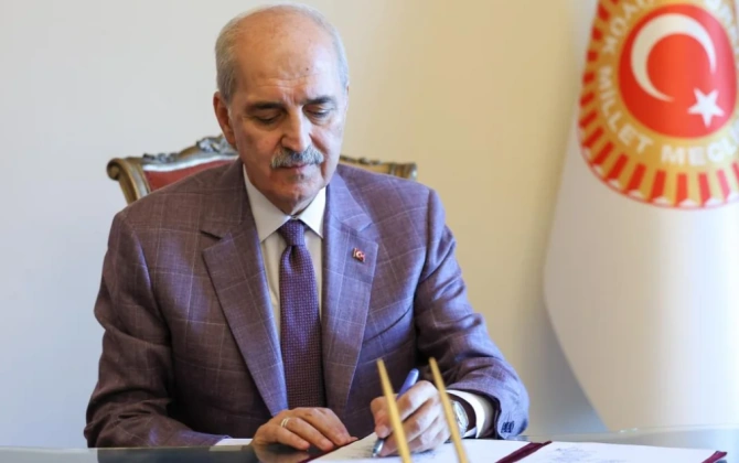 TBMM sədri "Terrorsuz Türkiyə"yə dair qanun layihəsini imzalayıb