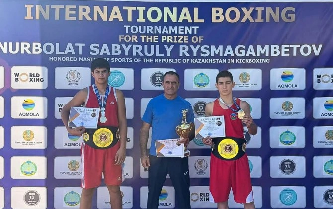 Azərbaycanın iki boksçusu Qazaxıstanda qızıl medal qazanıb - FOTO