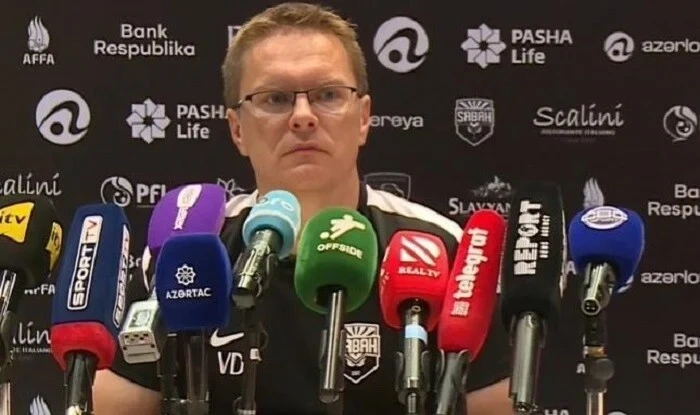 Valdas Dambrauskas: "Sabah" "Slaviya" ilə oyunda möhtəşəm nəticəyə imza atıb"
