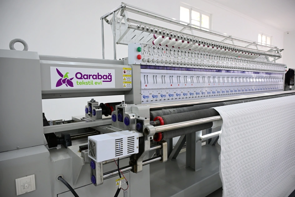 Xocalı şəhərində “Qarabağ Tekstil Evi” MMC istifadəyə verildi - FOTO