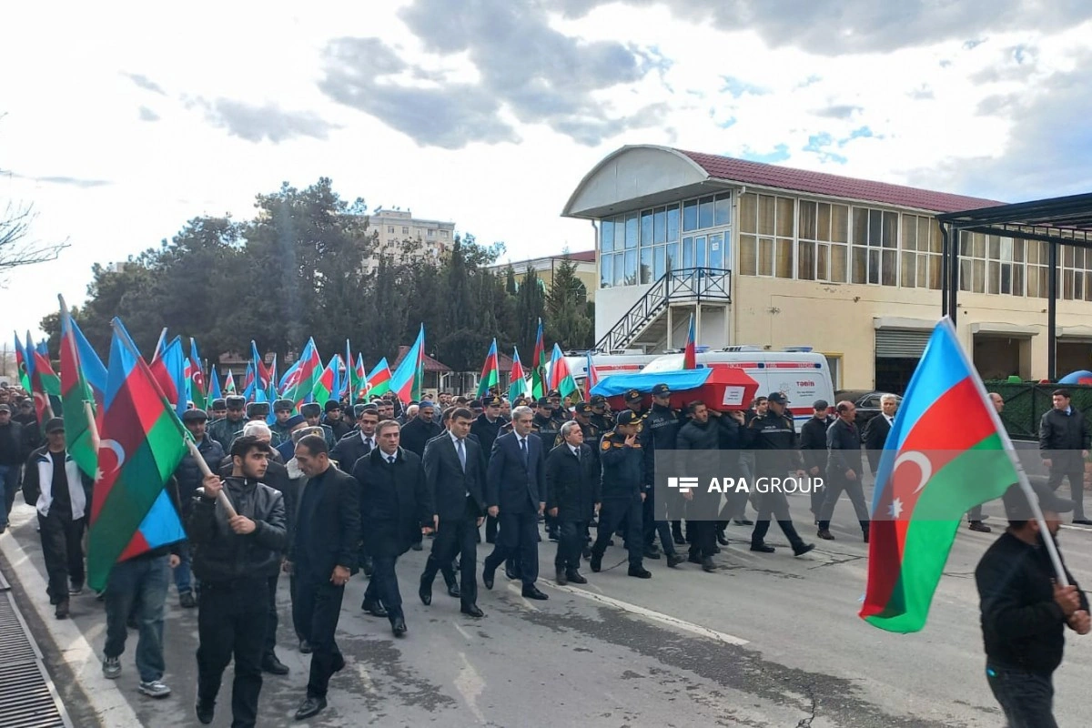 İtkin-şəhid Cavanşir Həsənovun qalıqları Balakəndə dəfn olunub - FOTO