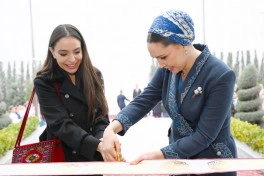 Leyla Əliyeva Türkmənistanda Qayğıya ehtiyacı olan uşaqlara yardım üzrə xeyriyyə Fondunun Avaza filialının açılış mərasimində iştirak edib