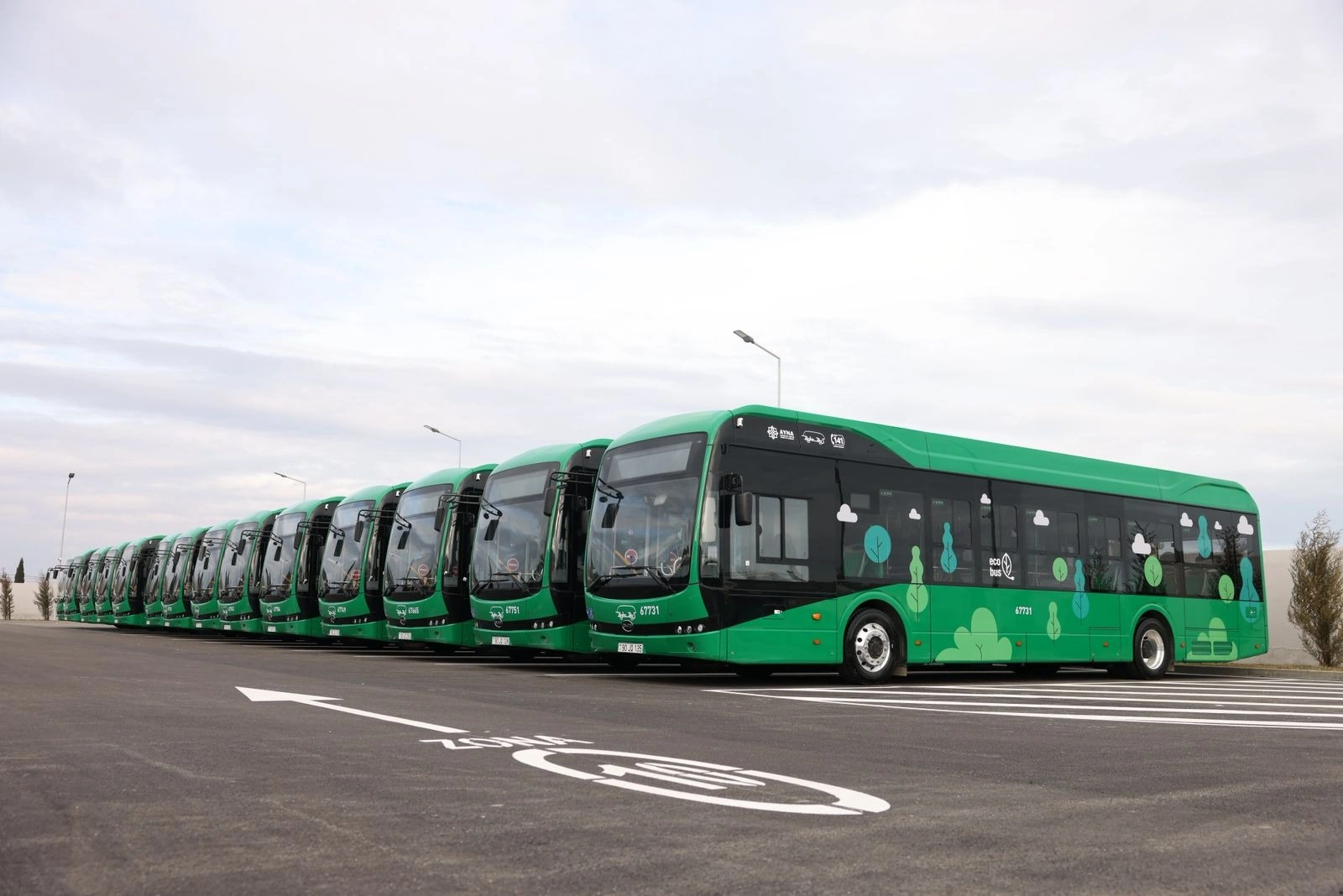 “Albalılıq elektrik avtobus deposu” istifadəyə verildi - FOTO