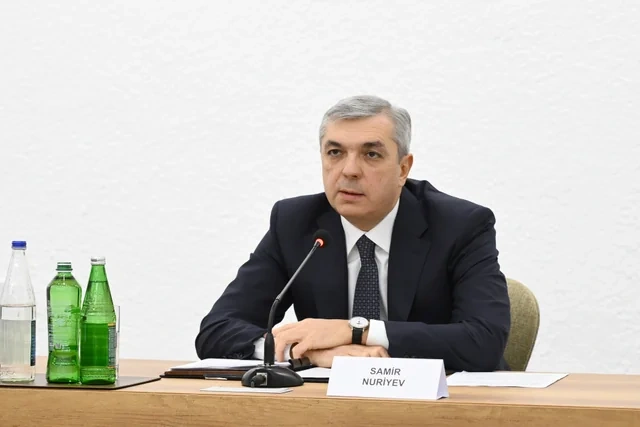 Samir Nuriyev Xocavənddə iclas keçirdi - FOTOLAR