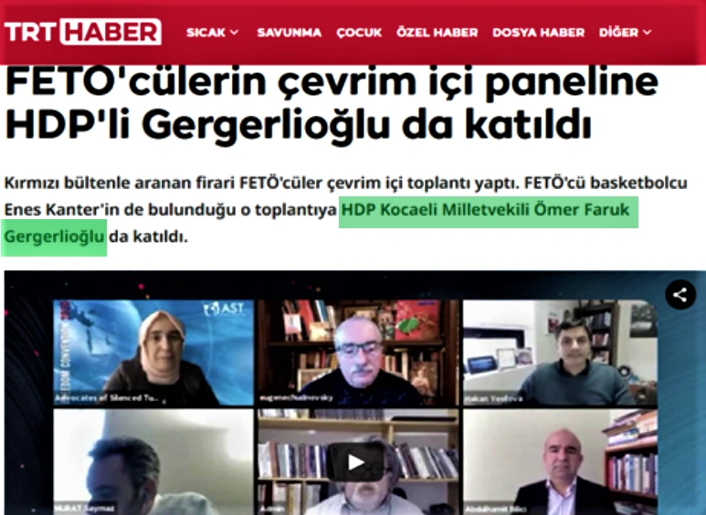“FETO” terror təşkilatının bəzi üzvlərinin Gültəkin Hacıbəylini dəstəkləmələrinə dair faktlar