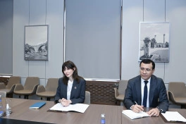 Ceyhun Bayramov Vladanka Andreyeva ilə görüşüb - FOTO