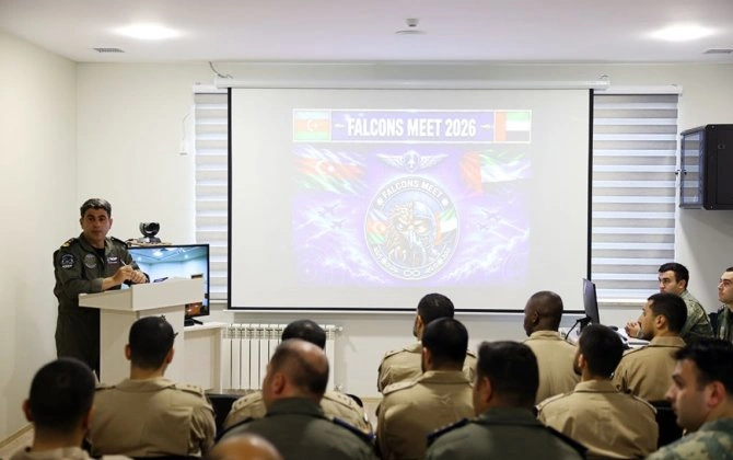 BƏƏ Prezident Qvardiyasının komandanı Azərbaycana səfər edib - FOTO