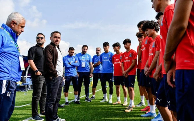 Azərbaycanın U-16 millisi Hövsan Yarış Kompleksində ilk məşqinə çıxdı