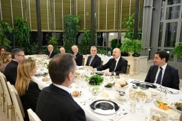 Prezident İlham Əliyevin adından İtaliya Nazirlər Şurasının sədrinin şərəfinə işçi şam yeməyi verilib - FOTO