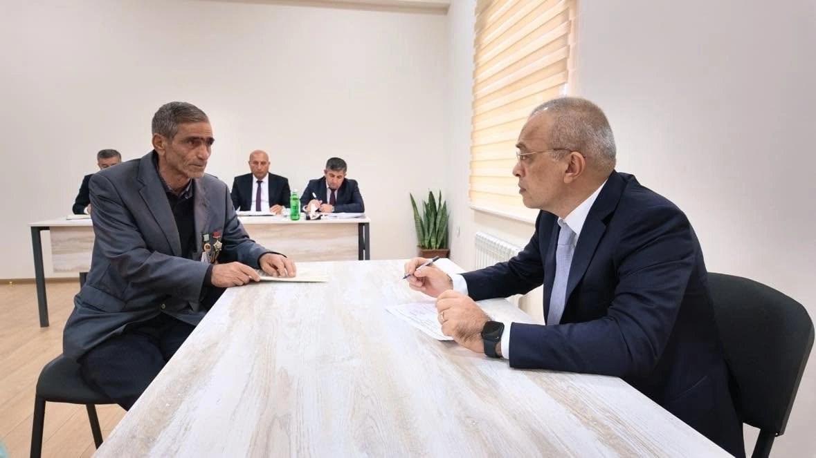 ADSEA sədri Cəbrayılda vətəndaşlarla görüşdü - FOTO