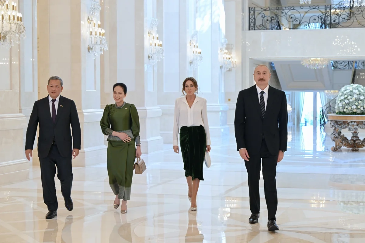 İlham Əliyevin adından Kamboca baş nazirinin şərəfinə rəsmi nahar verilib - FOTO