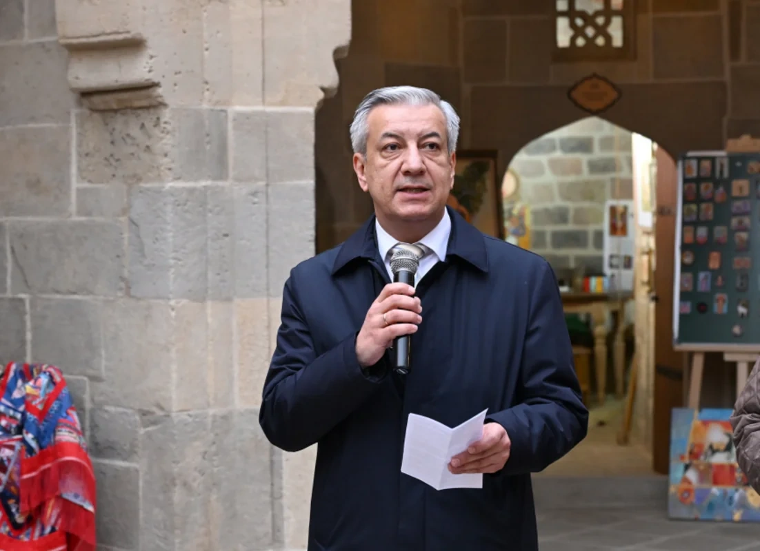 Buxara karvansarasının əsaslı bərpa və konservasiya işlərindən sonra açılışı olub - FOTO