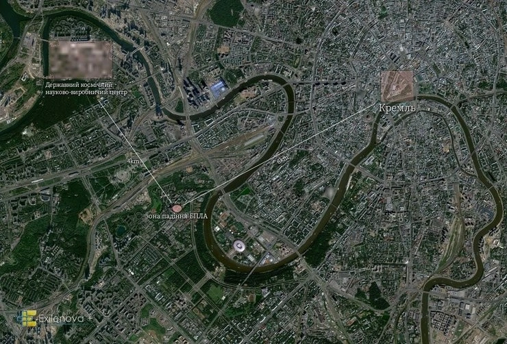Ukrayna Kremlin 6, Rusiya Müdafiə Nazirliyinin 3 km-liyini vurdu...-XƏRİTƏ