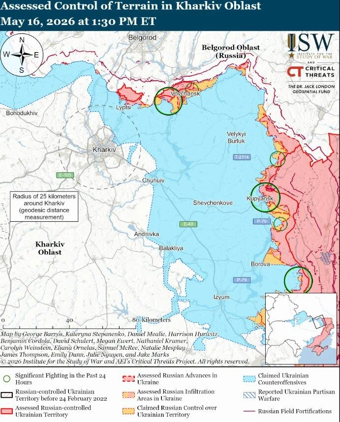 "Rusiya Kupyanskla bağlı vəziyyəti şişirdir": ISW Kreml iddialarını təkzib etdi