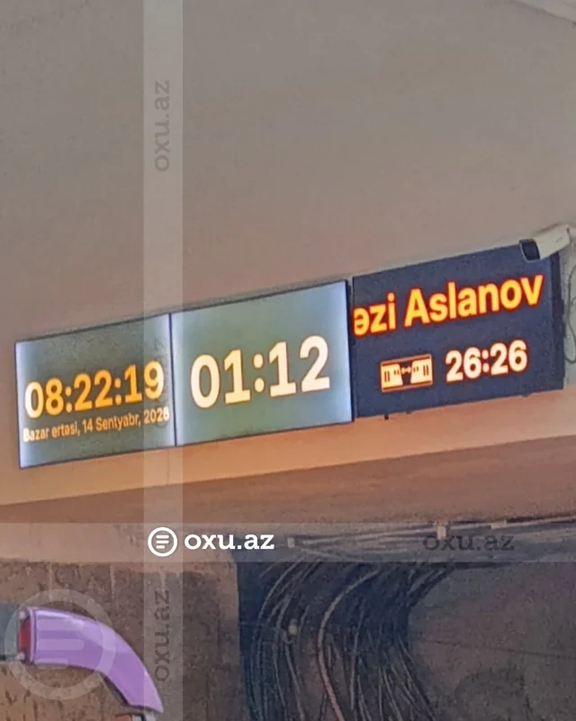 Bakı merosunun işində PROBLEM YARANDI: Qatarlar tuneldə qalıb - FOTO
