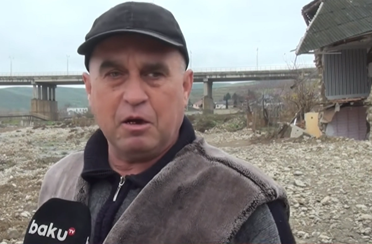 Şabran sakini: "Yağış yağanda evdə yatmağa qorxuruq" - VİDEO