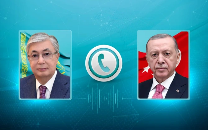 Tokayev Ərdoğanla qarşıdakı səfərləri müzakirə edib