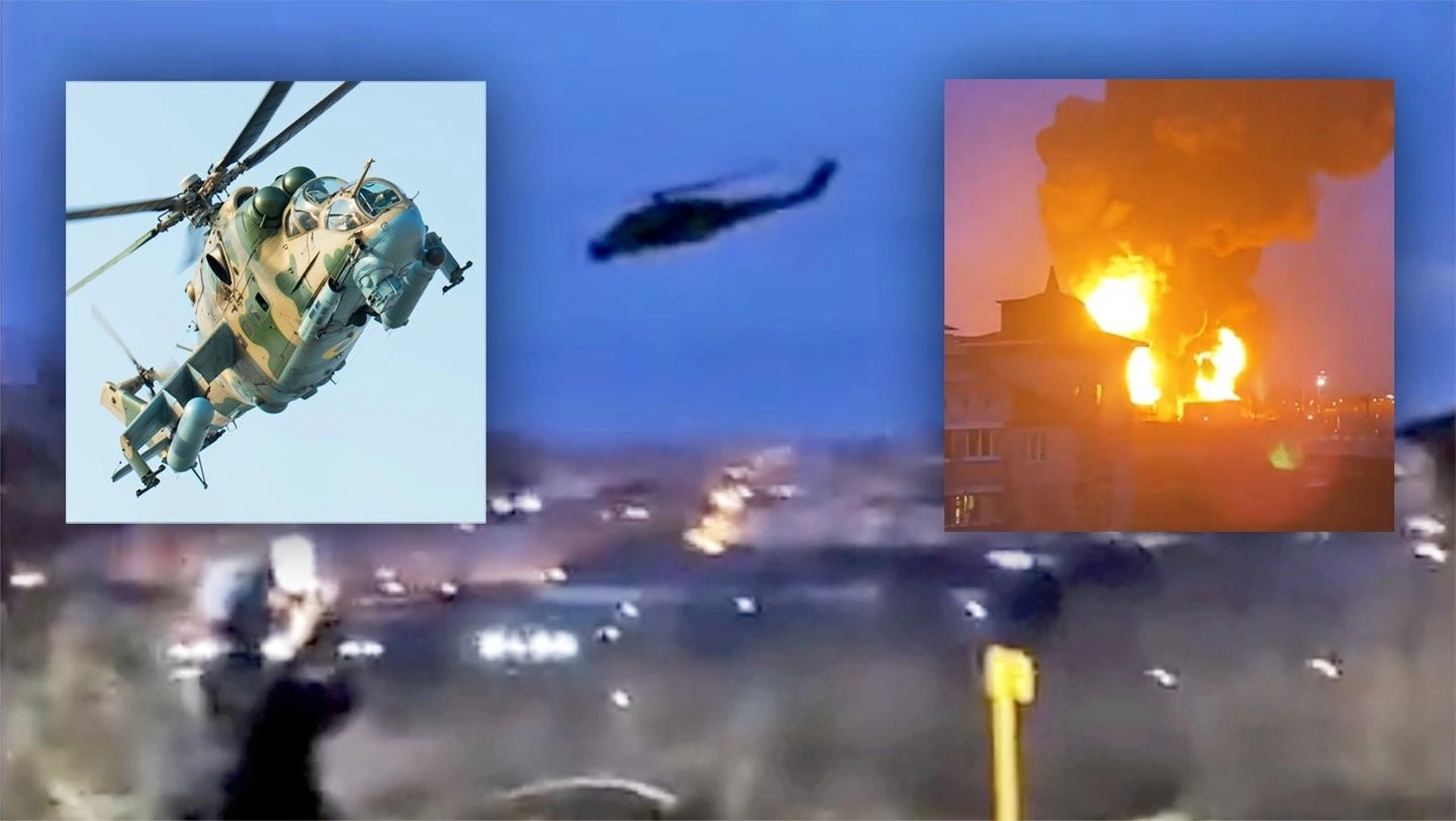 Ukrayna helikopterləri Rusiyanın bu şəhərinə cəsarətli reyd etdi və...- GENERAL