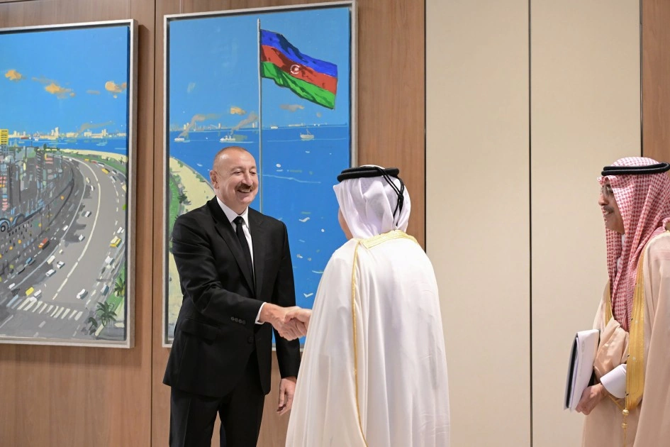 İlham Əliyev qəbul keçirdi - FOTOLAR