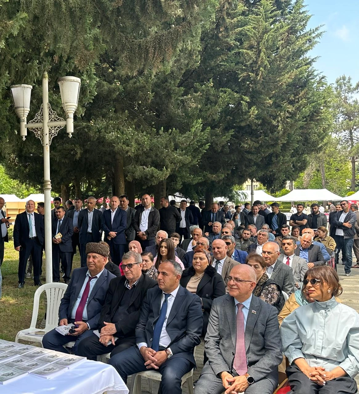 Masallı Kitab Festivalında Əkbər Qoşalının “Seçilmiş əsərləri”nin I cildinin imza mərasimi keçirilib - FOTO