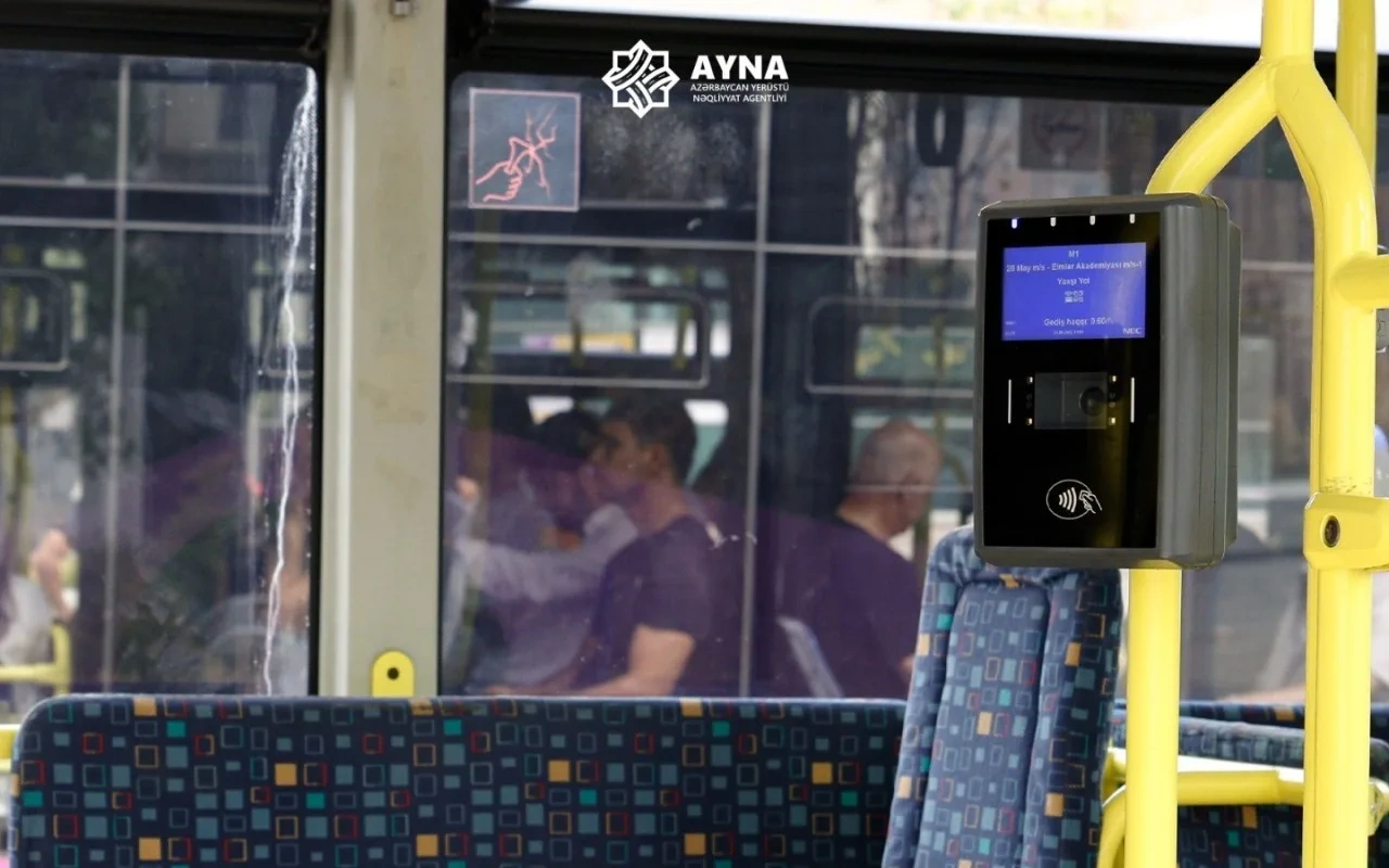 M1 nömrəli ekspres avtobuslara ikinci validator quraşdırılır