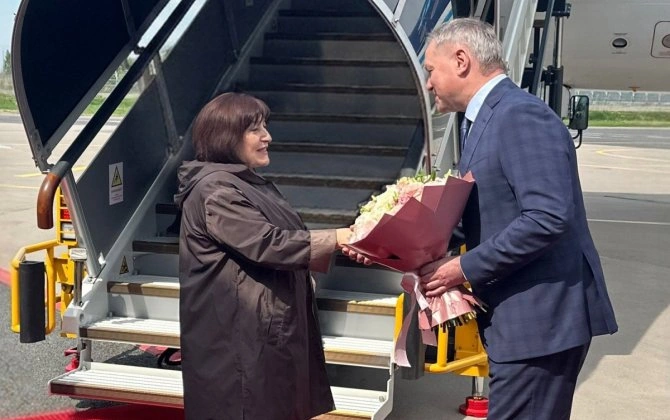 Sahibə Qafarova Rusiyada işgüzar səfərdədir