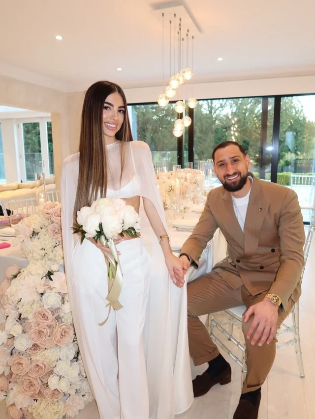 Futbolçu Canluici Donnarumma evləndiyini orijinal üsulla elan edib - FOTO