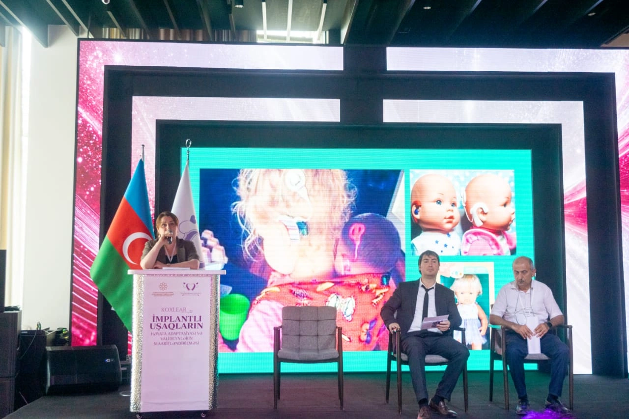 "Koxlear implantlı uşaqların həyata adaptasiyası və valideynlərin maarifləndirilməsi" layihəsi başa çatdı - FOTO