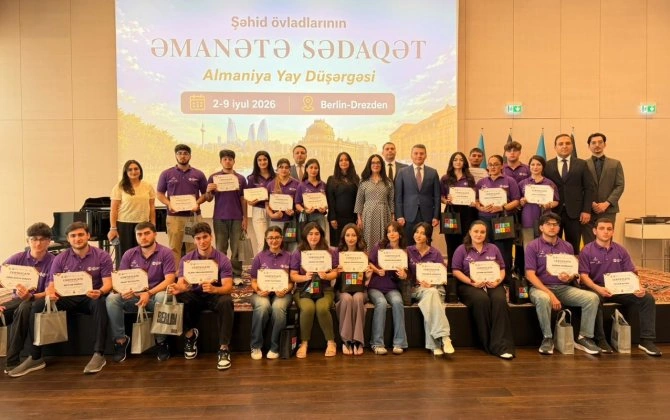 Almaniyada şəhid övladlarının “Əmanətə Sədaqət” Yay Düşərgəsi keçirilib - FOTOLAR
