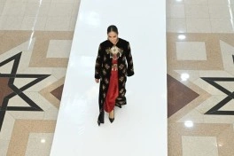 Leyla Əliyeva Aşqabadda Milli Türkmən Xalçası Muzeyində olub - FOTO