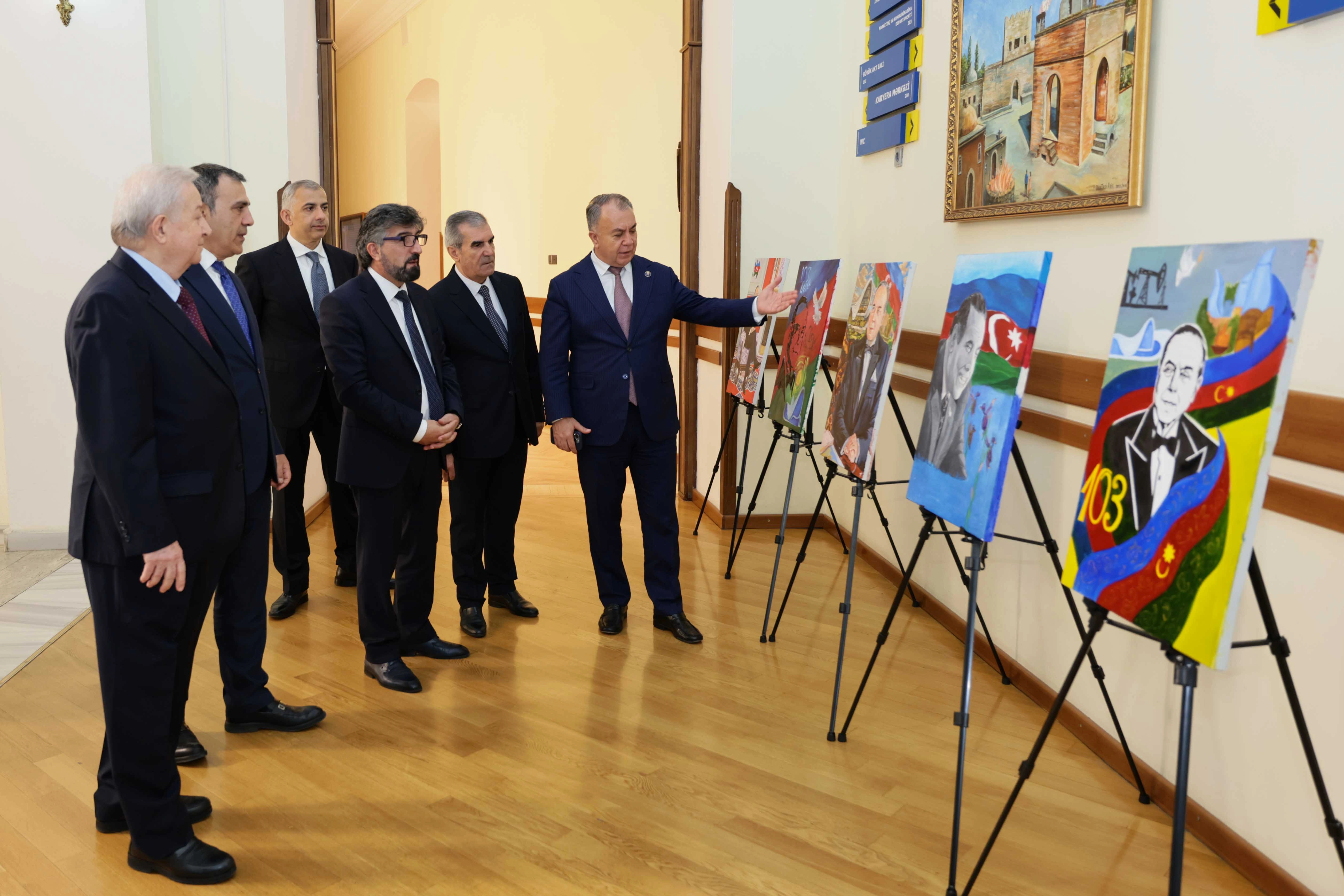 UNEC-də “Heydər Əliyev irsi: Elm, təhsil və milli tərəqqi” adlı elmi-praktiki konfrans keçirilib - FOTO