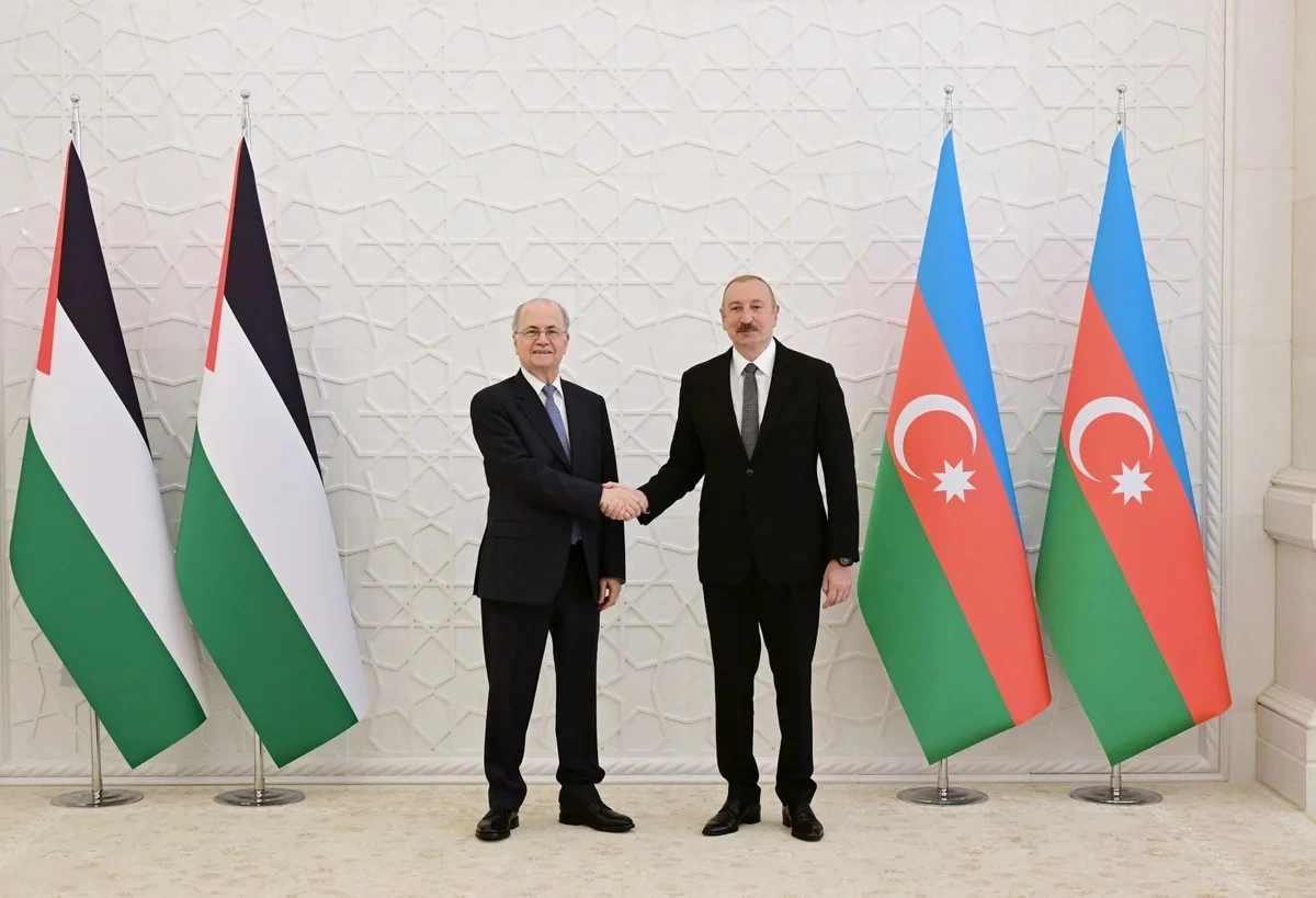 İlham Əliyev Fələstinin Baş nazirini qəbul etdi - FOTO